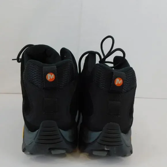 Merrel Moab 3 Mid Black Night Hiking Boots Men's Size 9.5 New Shoe